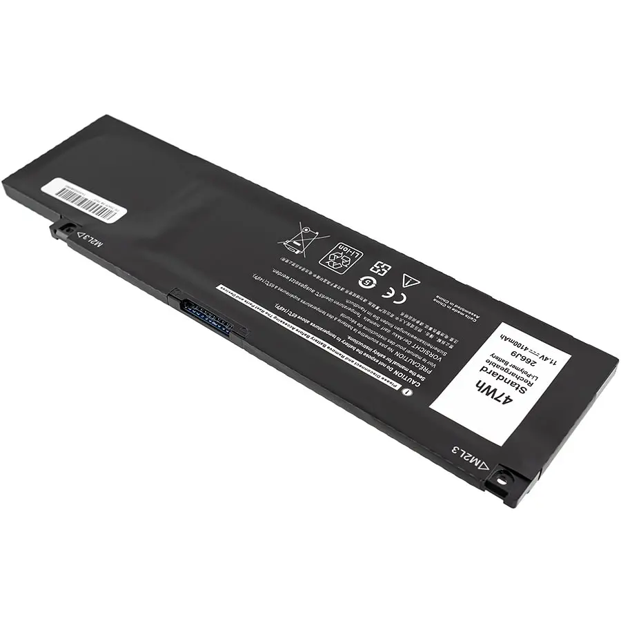 Акумулятор Dell 266J9 (G3 15 3590, G3 15 3500, G3 15 5500, Inspiron 14 5490) 11.4V 4100 mAh 47Wh Black - фото 2