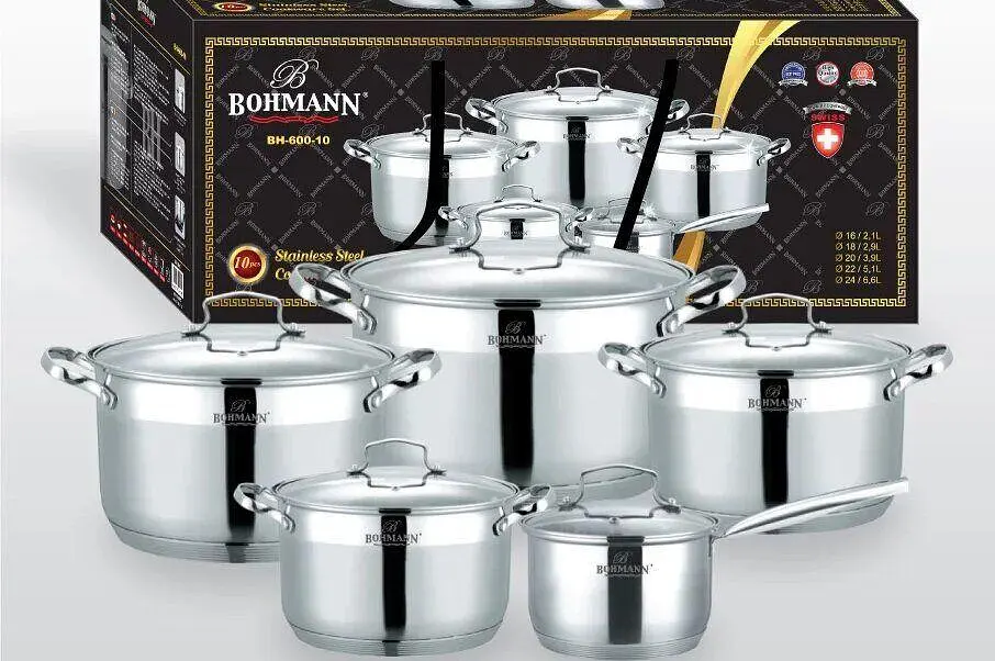 Набір посуду Bohmann BH 600-10 10 предметів - фото 2