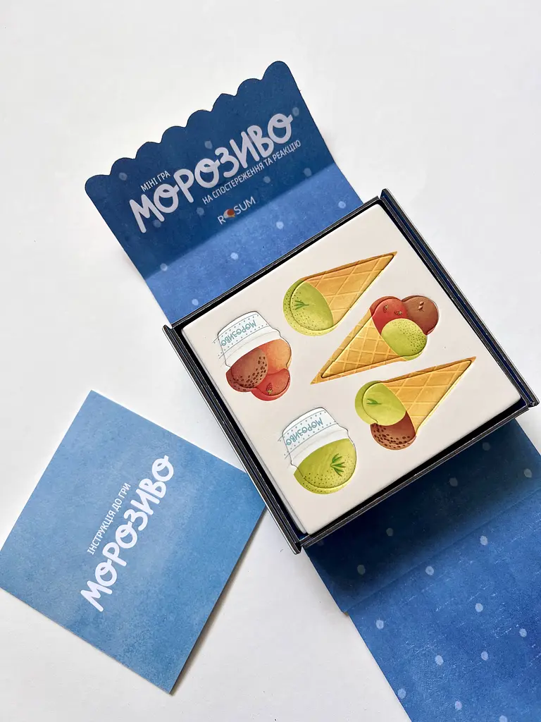 Розвиваюча настільна гра "Морозиво", від 3 років - фото 7