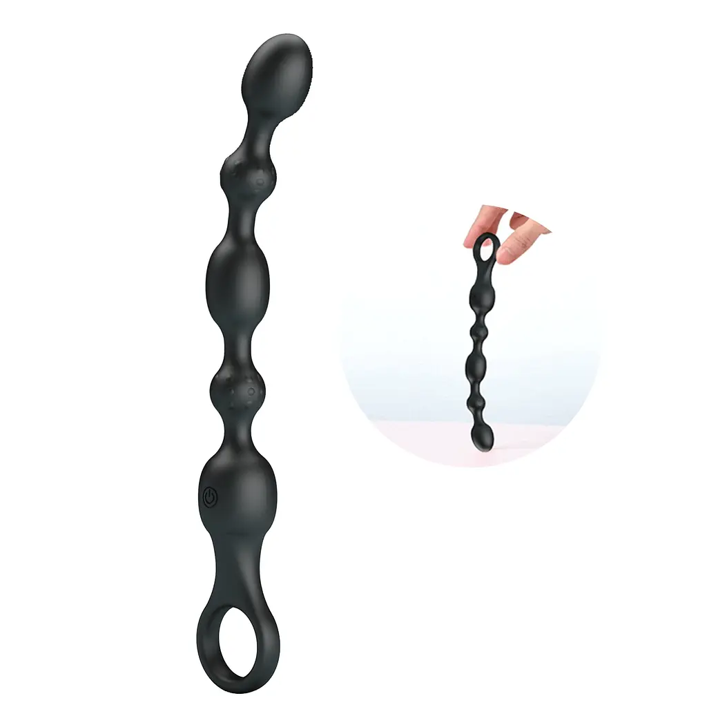 Анальний стимулятор PRETTY LOVE Van, 10 vibration functions Beaded Anal Vibrator PRETTY LOVE BI-040142 98296 - фото 3