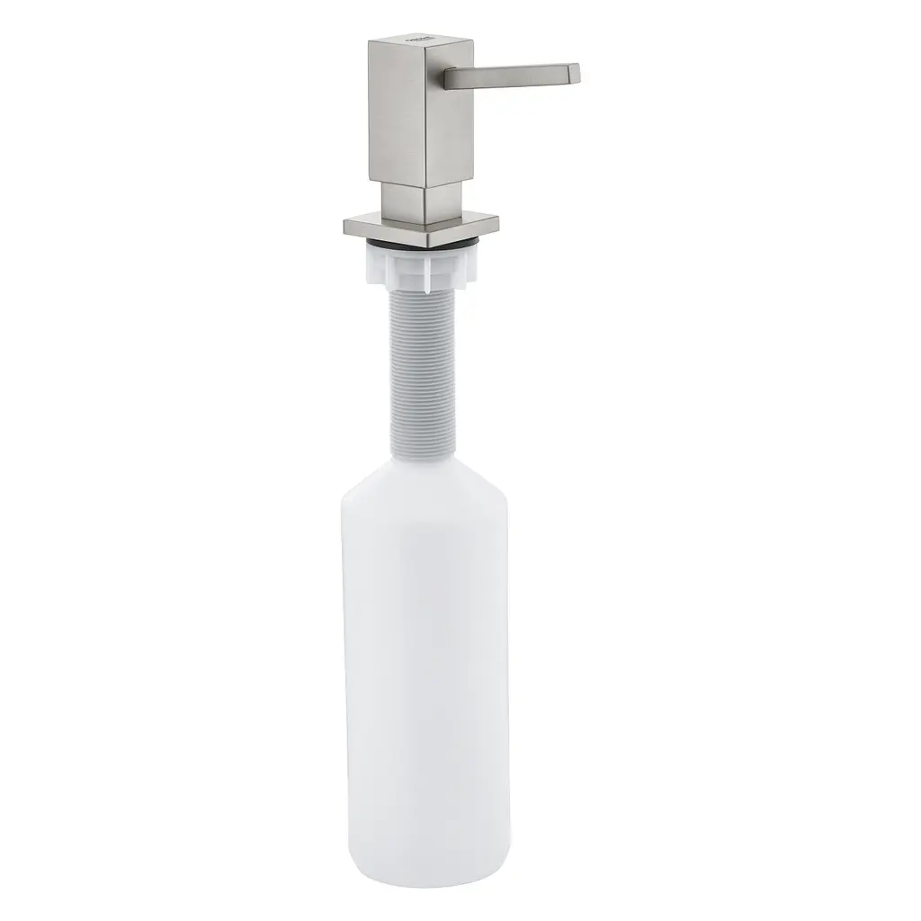 Дозатор миючого засобу Grohe Cubic 40649DC0, Нержавіюча сталь - фото 3