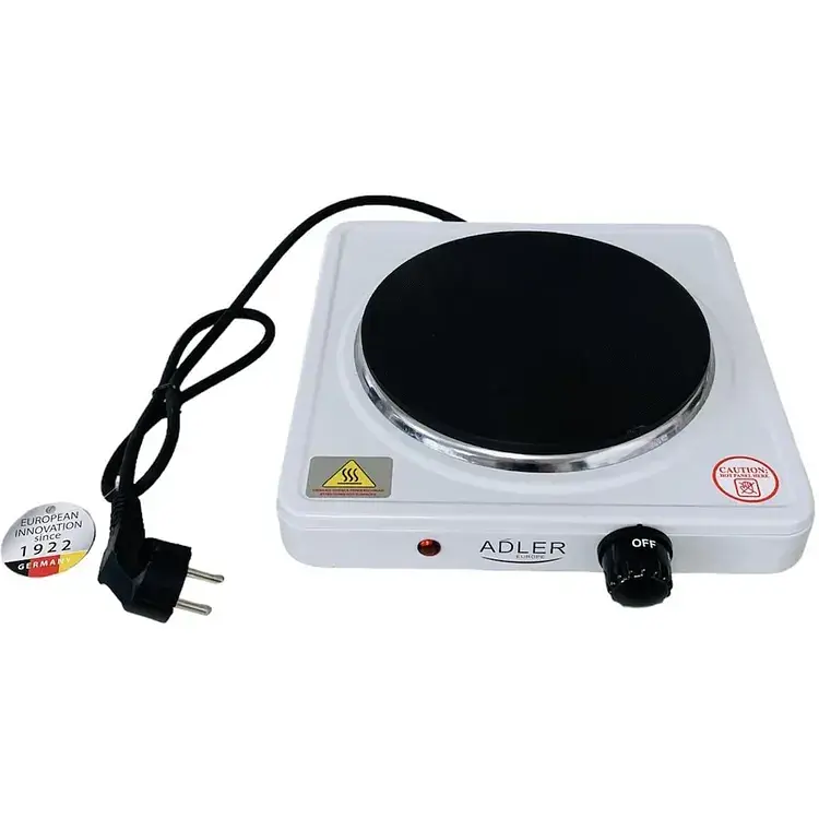 Плита электрическая Adler AD 6503 на 1 конфорку 1500 Вт плавная регулировка температуры компактная - фото 2