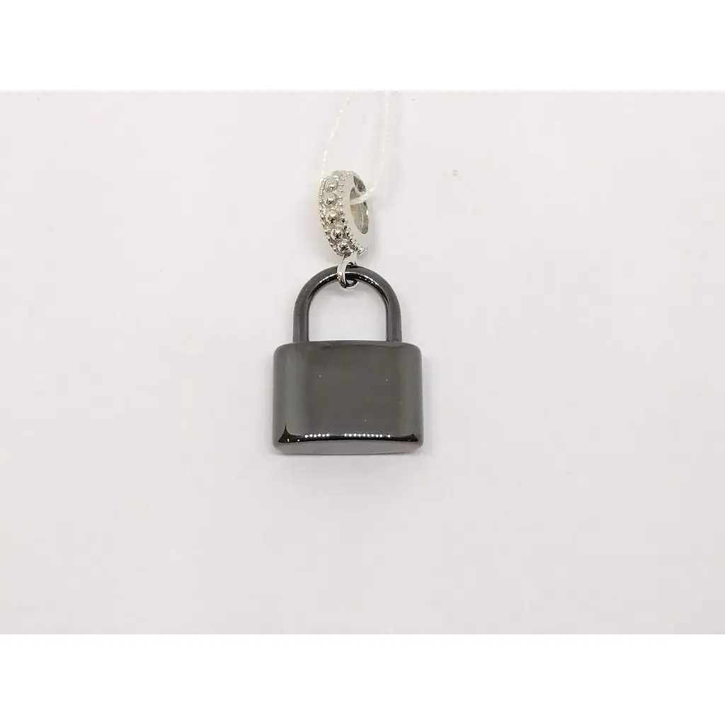 Срібна підвіска Aurora з керамікою і фіанітами. С4111Ч - фото 3