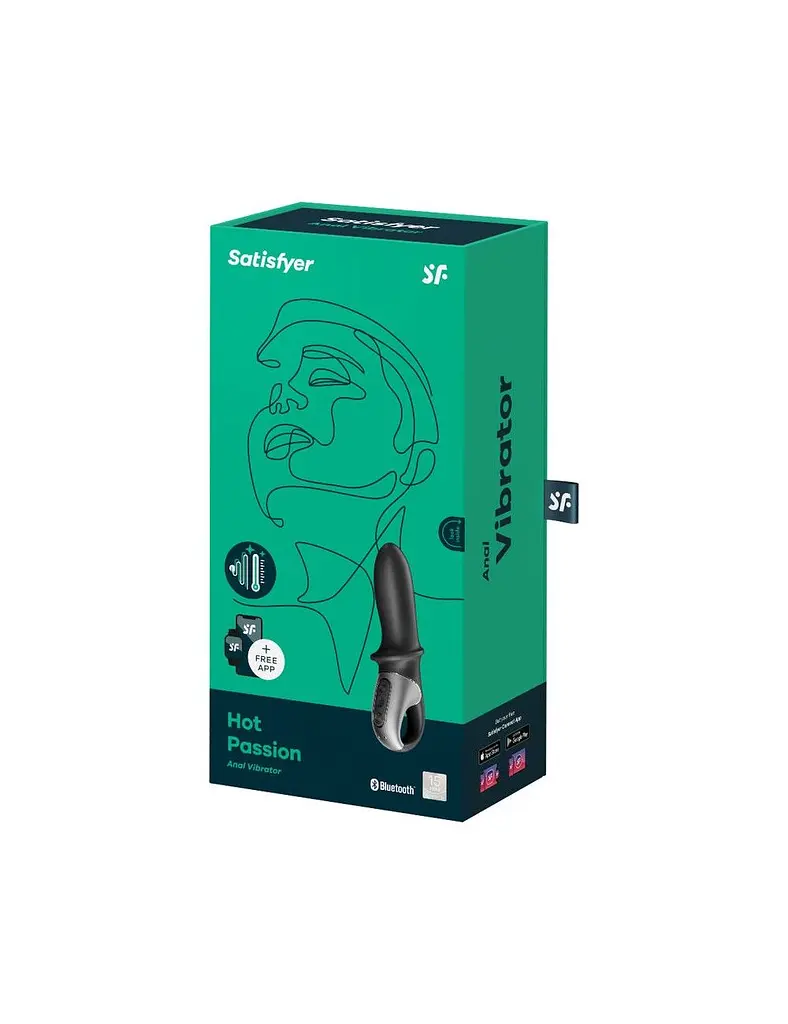 Вібратор Satisfyer Hot Passion анально-вагінальний, 18х5.3 см чорний - фото 5