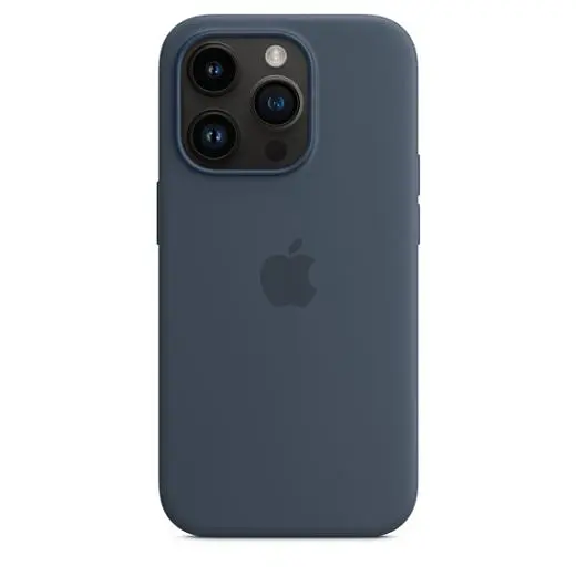 Силіконовий чохол CasePro Silicone Case with MagSafe Storm Blue для iPhone 14 Pro - фото 4