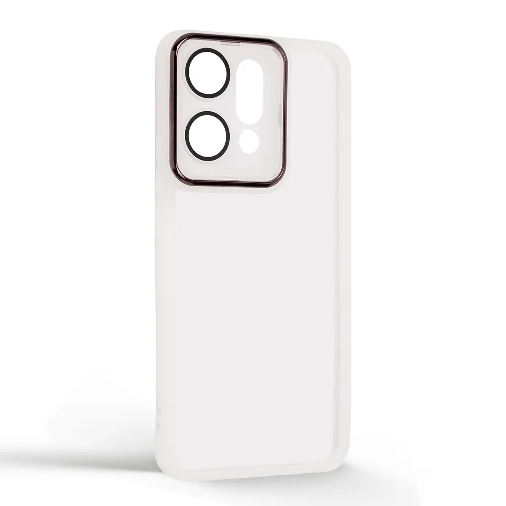 Защитный чехол для OPPO Reno14 5G, Shade, белый, TPU+PC, матовый, защита всего корпуса, панель-накладка, противоударный, с большими бортами, амортизирует удары при падениях, ArmorStandart (ARM87426) - фото 2