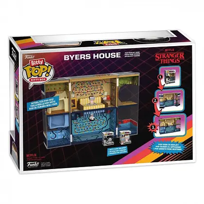 Ігровий набір BITTY POP! Дуже дивні справи Будинок Байєрсів Stranger Things Byers House 16 см BPB ST BH - фото 6
