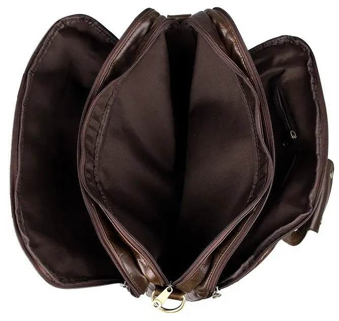 Сумка кожаная мужская Vintage 39,5х30,5х11,5 см sum0012437 - фото 9