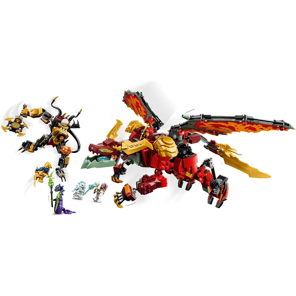 Конструктор LEGO Ninjago Дракон-трансформер Вайлдфаєр (71868) - фото 6