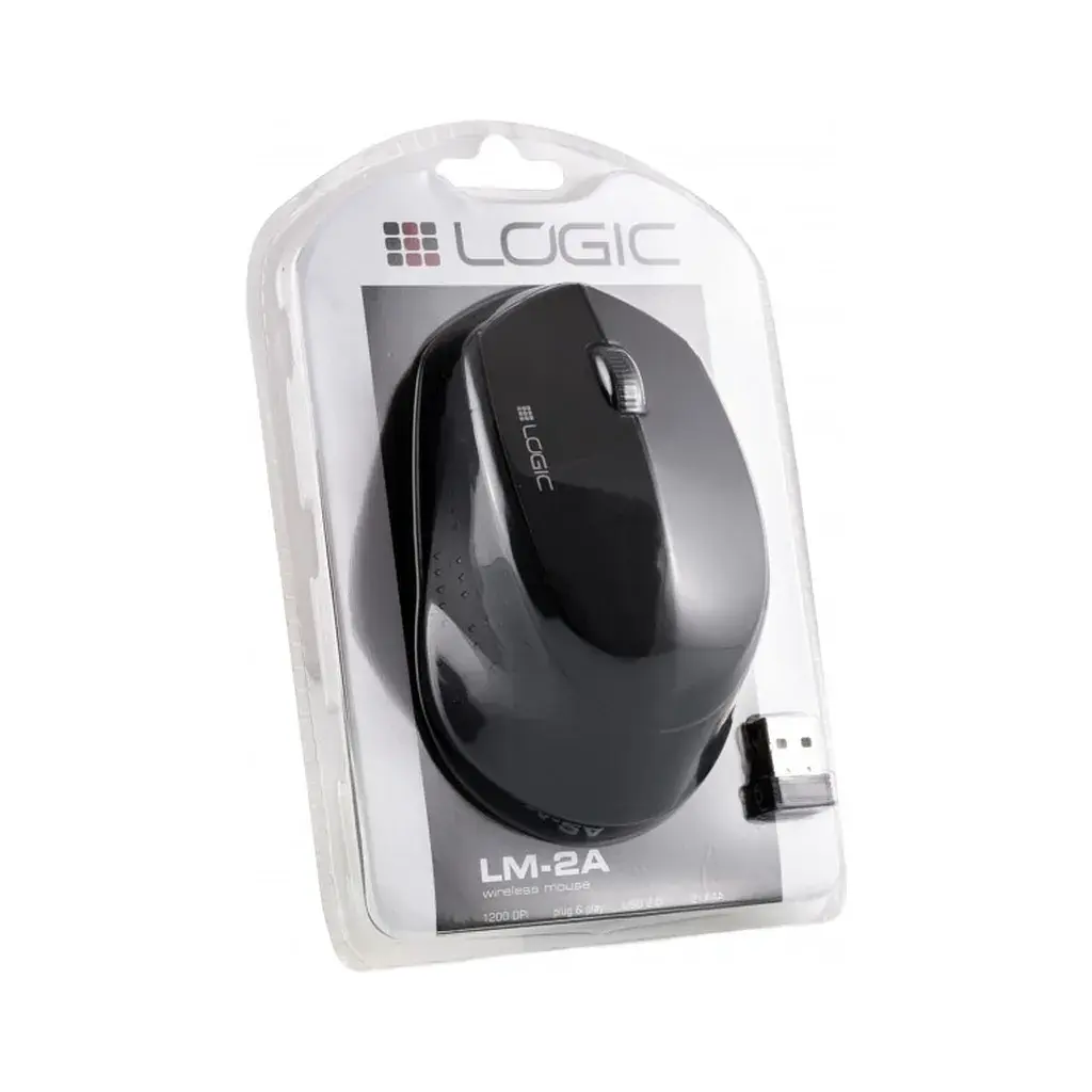 Мишка Logic concept LM-2A Wireless Black (M-LC-LM2A) - фото 5