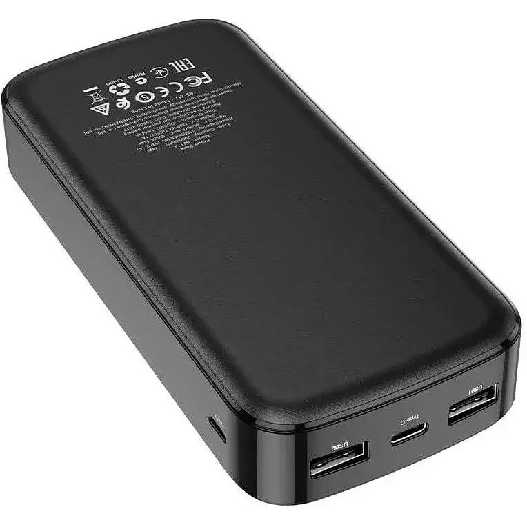Павербанк Borofone BJ17A Mike 20000 mAh Black - фото 3