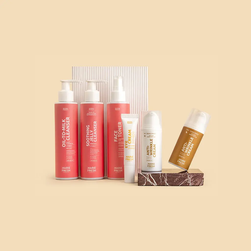 Уходовый набор Marie Fresh Cosmetics за зрелой сухой и нормальной кожей с гелем - фото 8