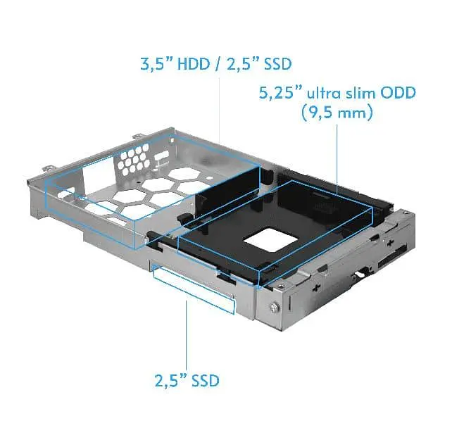 Корпус Chieftec UNI BE-10W-300 300W SLIM FF White (BE-10W-300) - фото 6