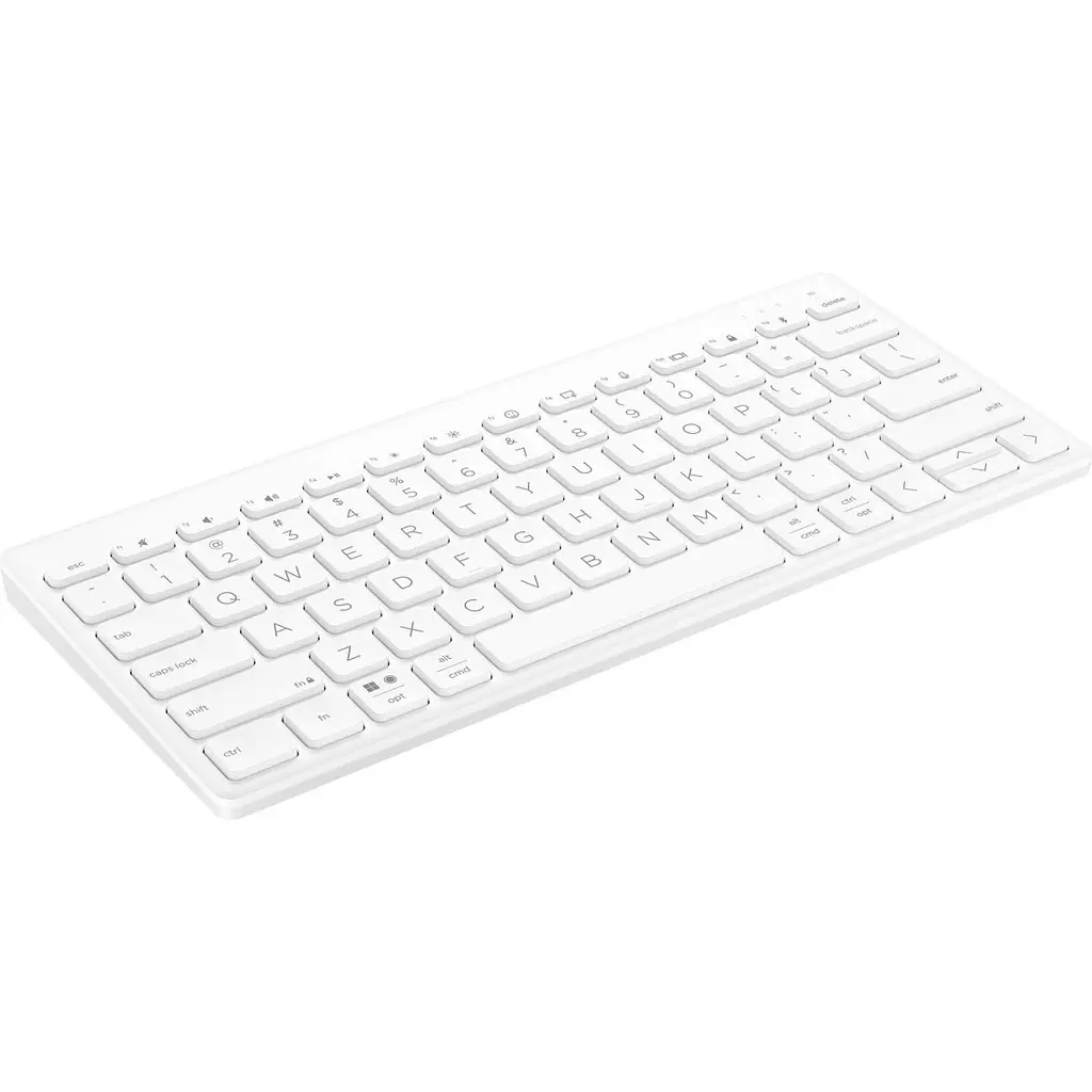 Клавіатура бездротова HP 350 Multi-Device, біла (692T0AA) - фото 7