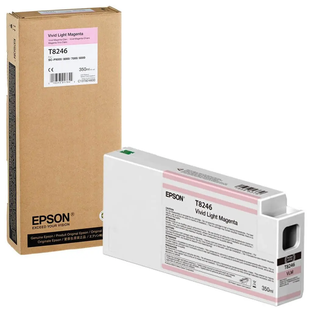 Картридж Epson SureColor SC-P6000/P7000/P8000/P9000 Vivid LightMagenta350мл C13T824600/C13T54X600 (C13T54X60N) - фото 2