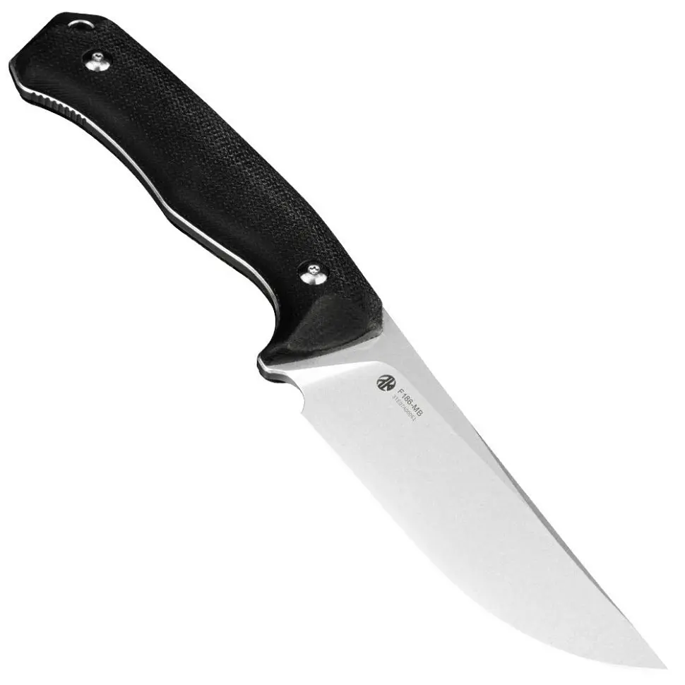 Ніж фіксований мисливський Ruike F186-MB, (11.8 см) D2/Micarta чорний - фото 4