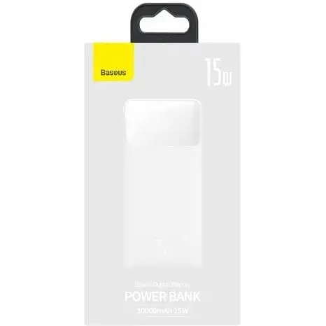 УМБ Baseus Bipow Digital Display Power Bank 10000mAh 15W (PPDML-I02) біла - фото 10