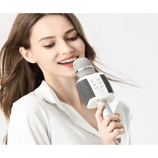 Караоке микрофон Tosing XR-27 беспроводной портативный 2 в 1 функция Bluetooth колонки + режим фонограммы серый (XR-27_1340) - фото 8