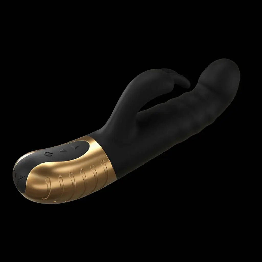Вібратор кролик Dorcel G-Stormer 23.5х3.9 см чорний - фото 8