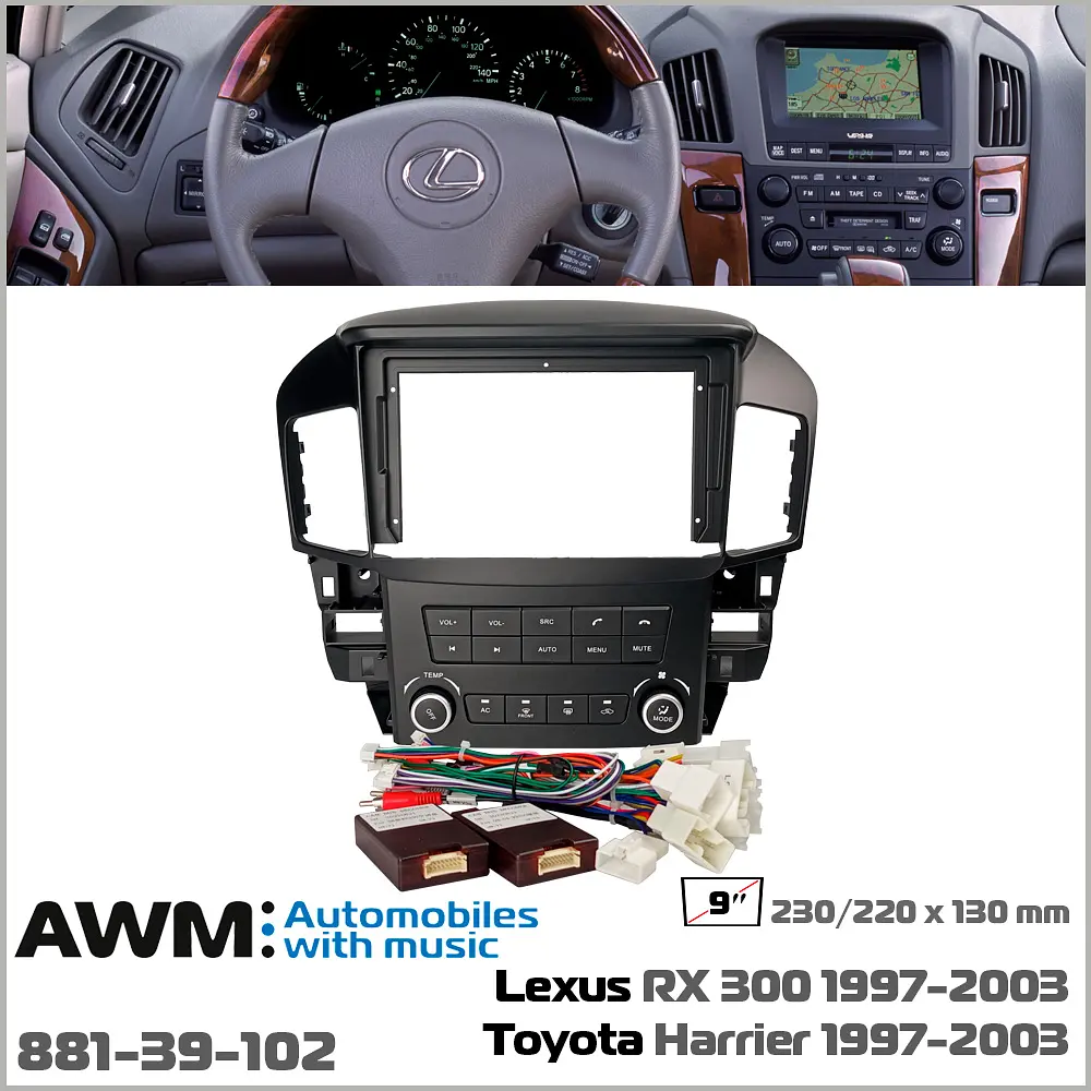 Перехідна рамка Lexus RX 300, Toyota Harrier AWM 881-39-102 - фото 8