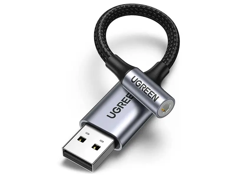 Звукова карта UGREEN CM477 Gray (30757) - фото 3