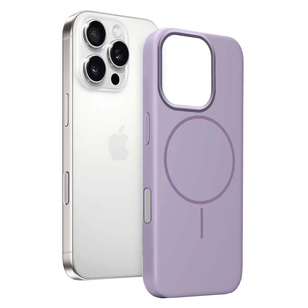 Чохол MAKE Apple iPhone 16 Pro Silicone Solo Lilac - фото 5