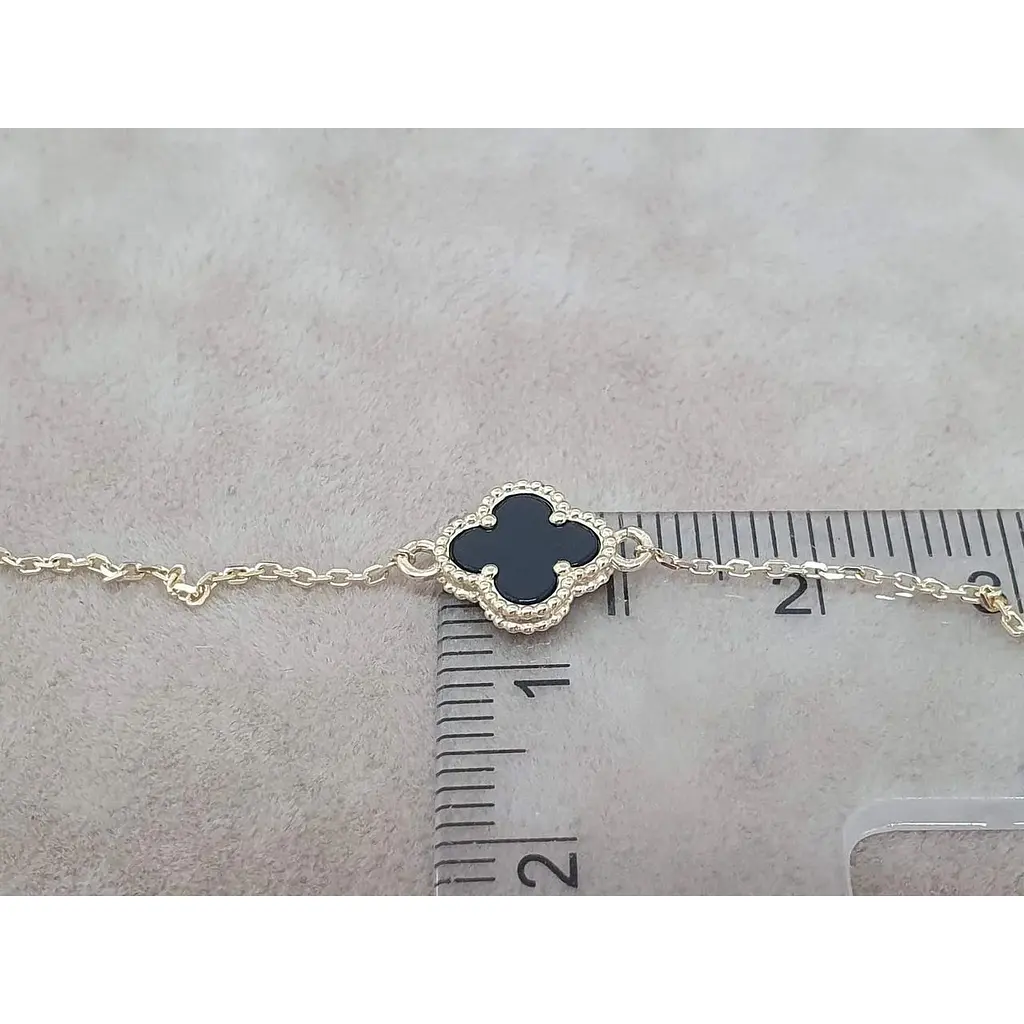 Золоте кольє Платон Конюшина з агатом. 2Н122/67Б 40 - фото 4