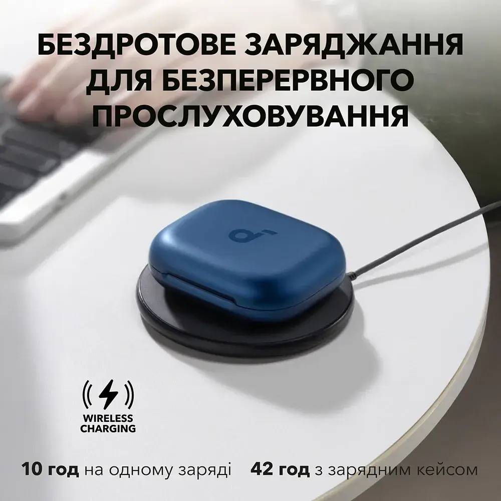 Гарнітура Anker SoundСore AeroFit 2 Blue (7079355) - фото 4