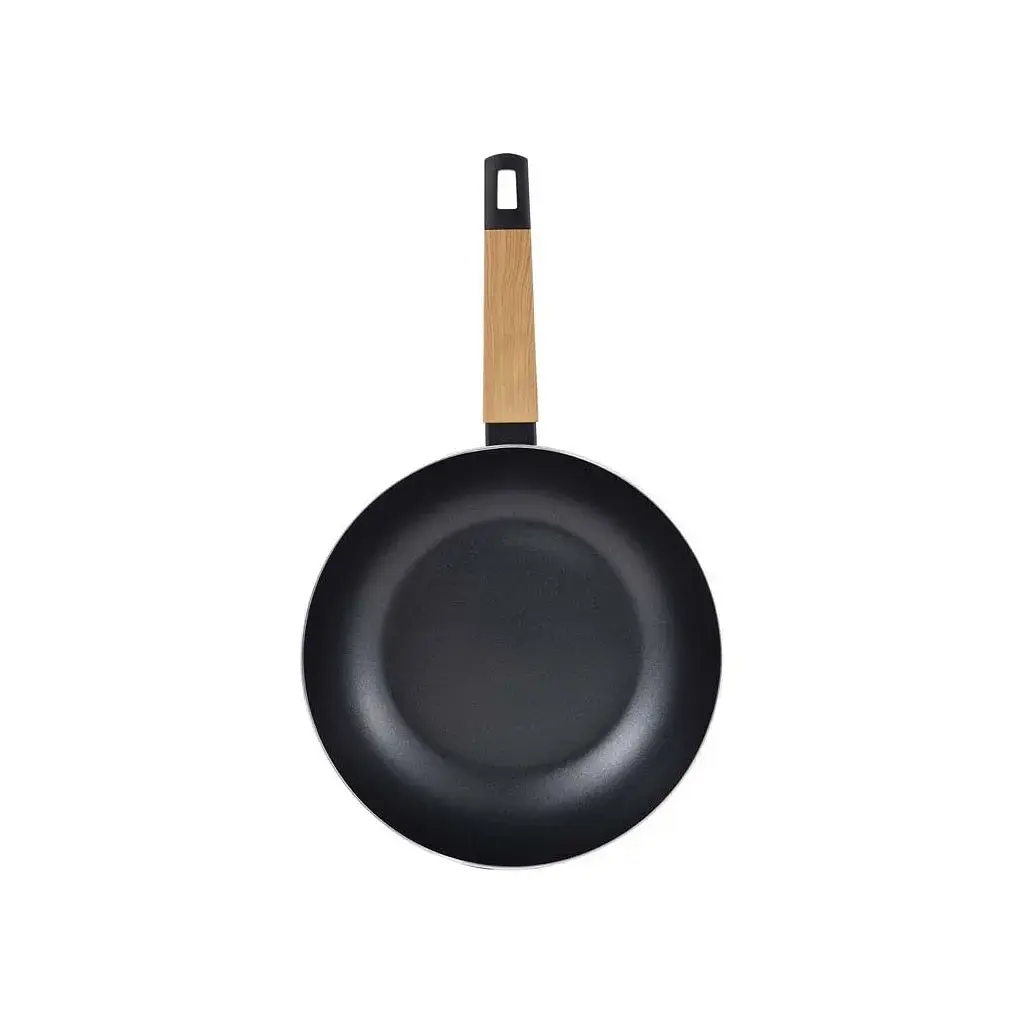 Сковорода Bergner Wok Earth Black 28 см (BG-34627-BK) - фото 2