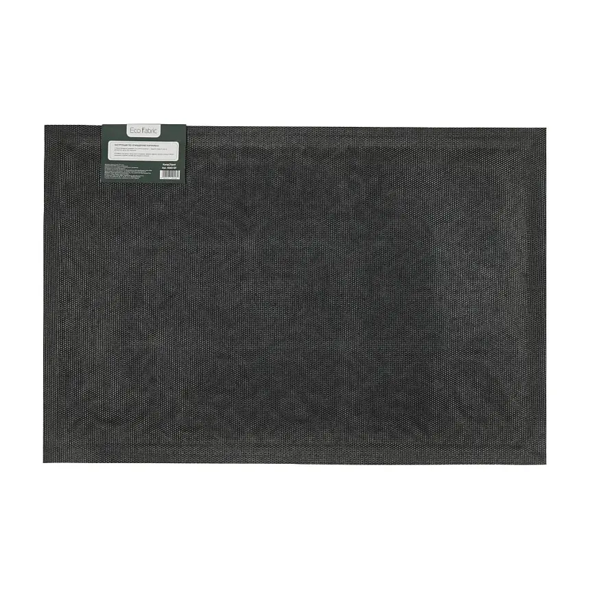 Килимок придверний Eco Fabric Листя з кромкою сірий 40 х 60 см (4060-107) - фото 4