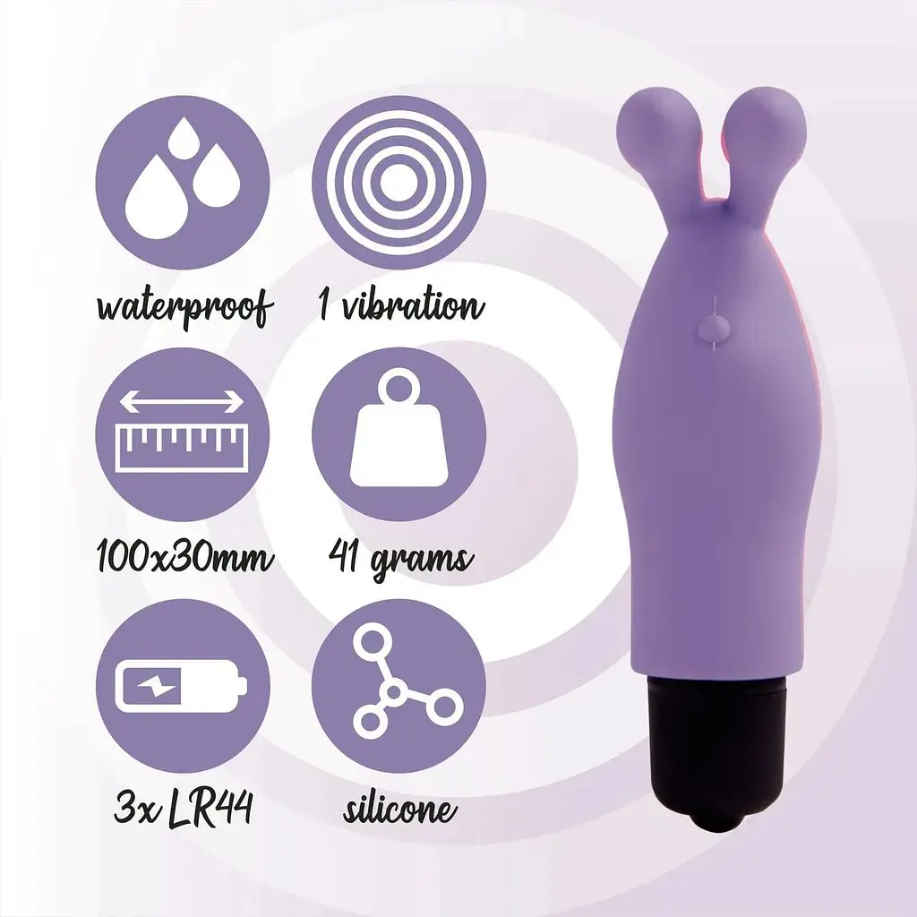 Вібратор на палець FeelzToys Magic Finger Vibrator Purple - фото 7