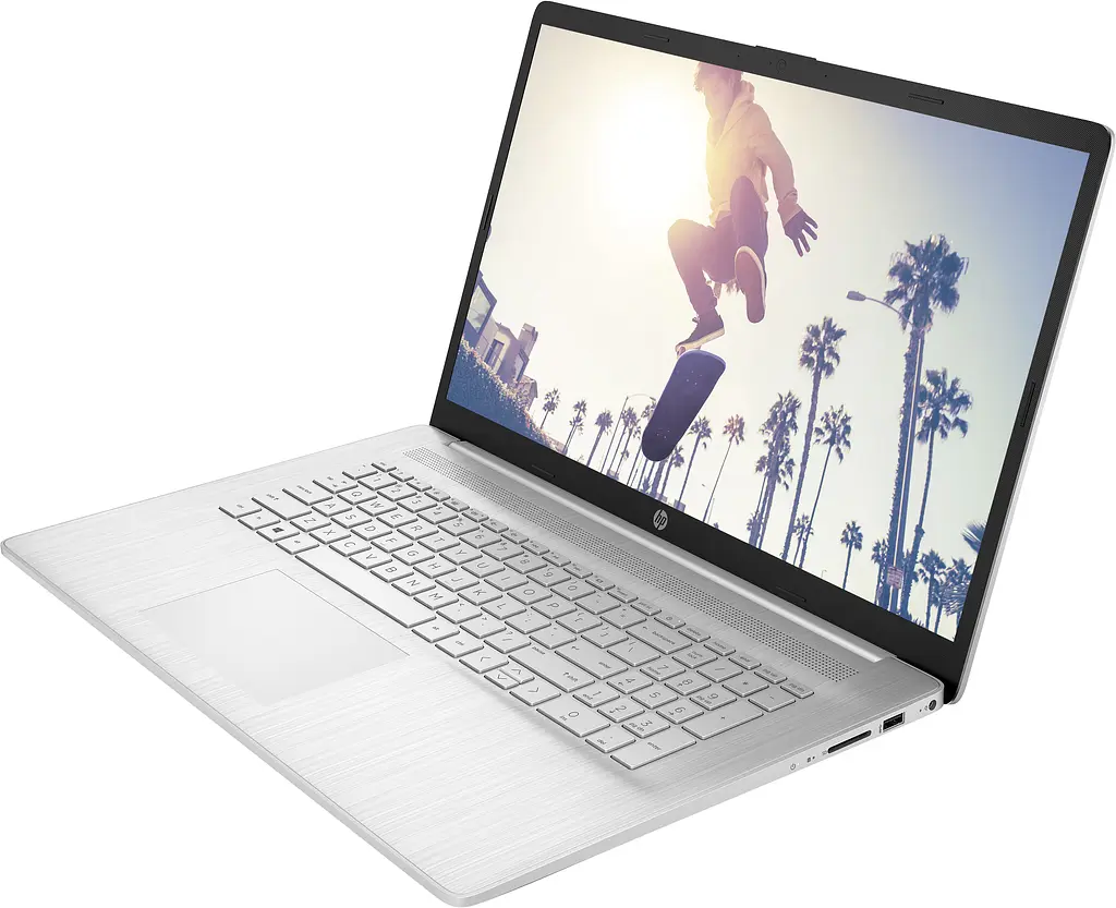 Ноутбук HP 17-cp0008ru 17.3FHD IPS AG/AMD R5 5500U/16/512F/int/DOS/Silver (423L2EA) - фото 3