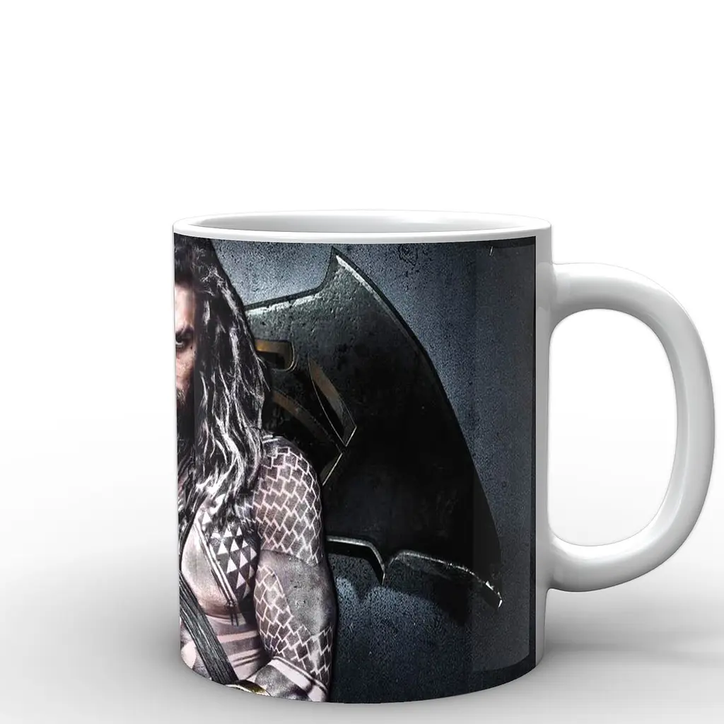 Кухоль GeekLand Аквамен Aquaman black AQ.02.005 330 мл білий - фото 3
