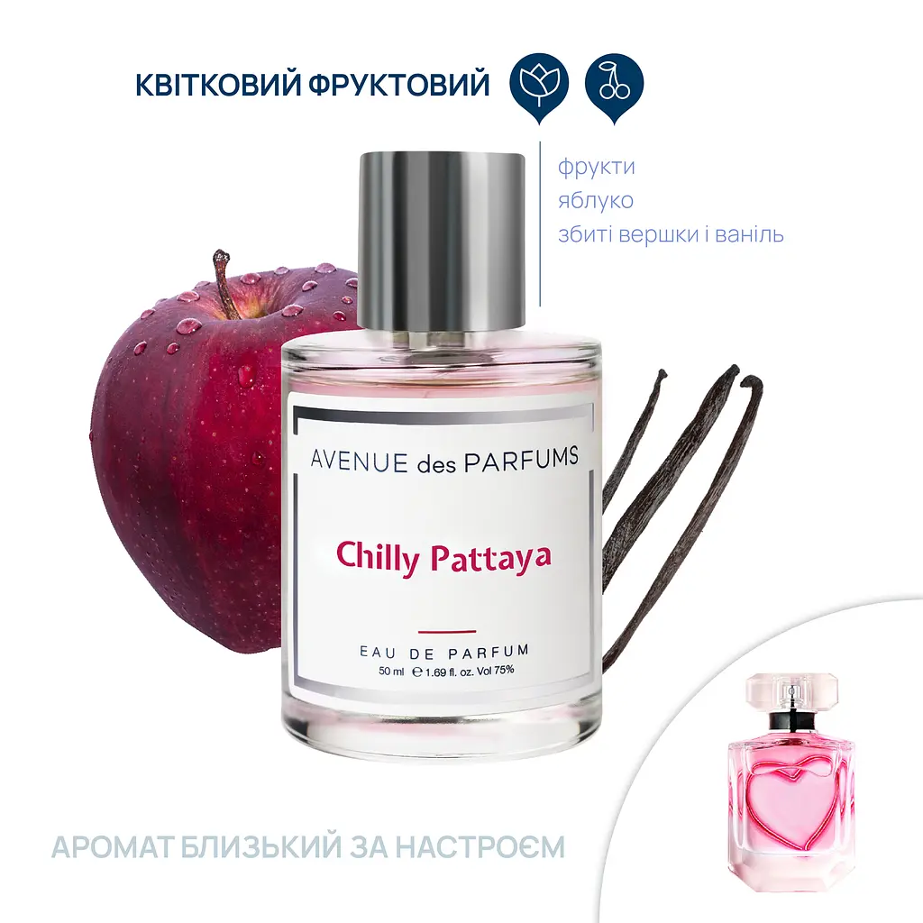 Парфюмерная вода Chilly Pattaya Avenue des Parfums 50 мл - фото 2