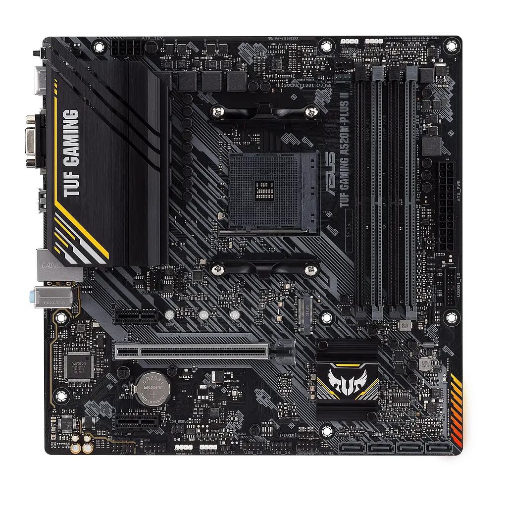 Материнська плата Asus A520M-Plus II TUF Gaming Socket AM4 (TUF GAMING A520M-PLUS II) - фото 2