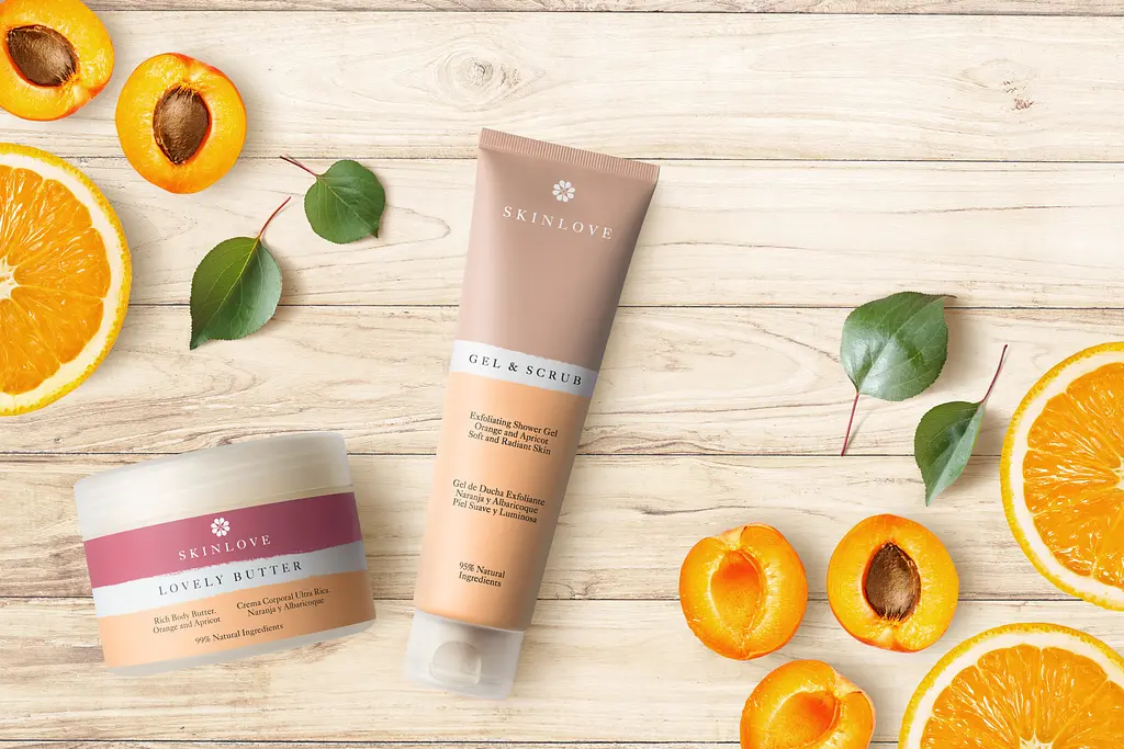 Отшелушивающий гель-скраб для тела и лица Skinlove Апельсин и абрикос, 150 мл - фото 3