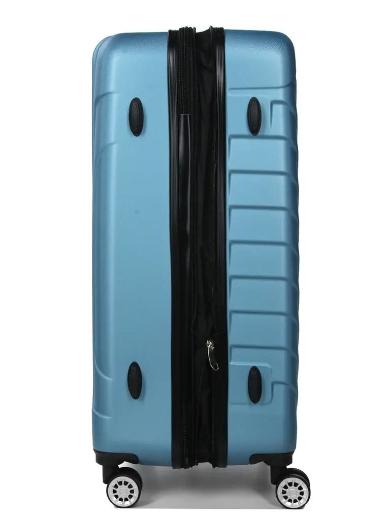 Валіза велика L ABS-пластик Madisson Snowball 03403 78х52х32см 103+17л Блакитний - фото 7