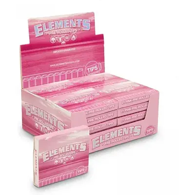 Фильтры для самокруток Elements Pre-Rolled Pink - фото 4