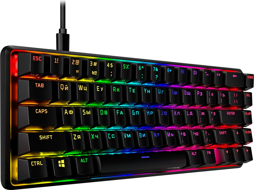 Клавіатура HyperX Alloy Origins 65 HX Red [4P5D6AX] [82129] - фото 3