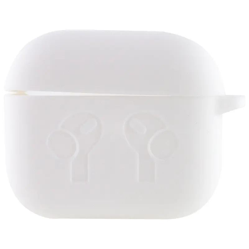 Силіконовий футляр для навушників AirPods 3 Білий / White - фото 2