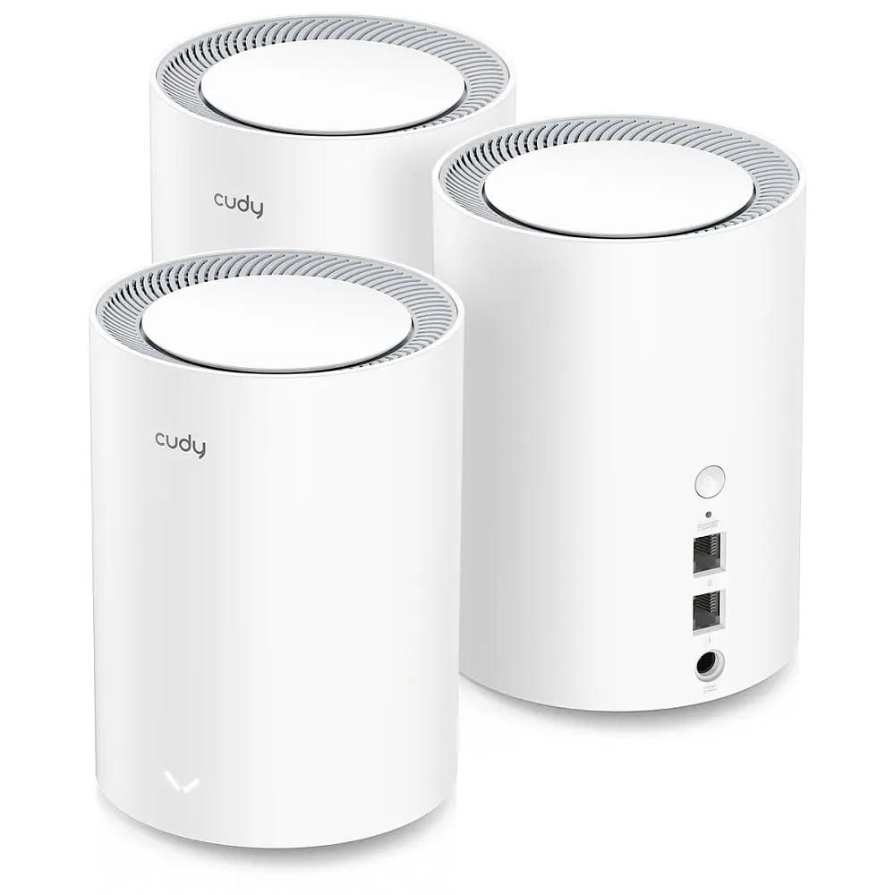 Маршрутизатор WiFi Mesh-система WiFi 6 Cudy M1800 (3-Pack) 3 штуки дводіапазонні гігабітні AX1800 (73-00516) - фото 4