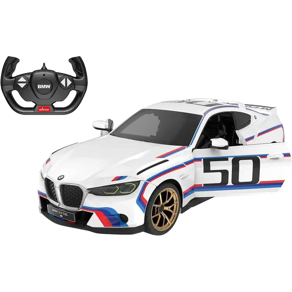 Іграшковий автомобіль на радіокеруванні Rastar BMW 3.0 CSL 1:14 (92800)