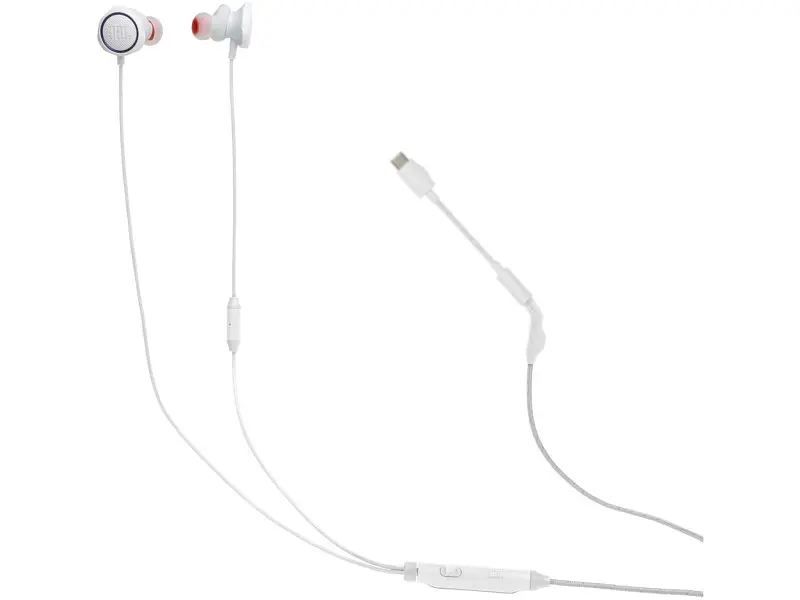 Навушники з мікрофоном JBL Quantum 50C White (QTUM50CWHT)