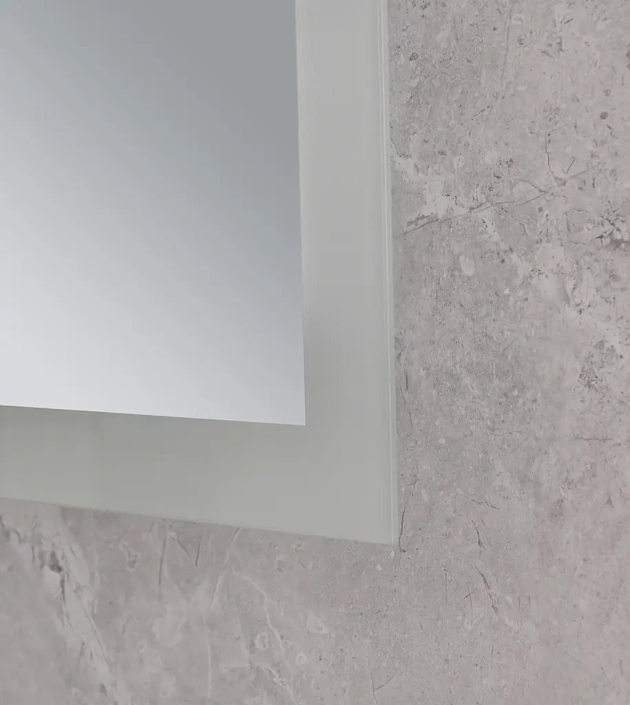 Дзеркало Mixxus Flat MR04-100x60 (LED Touch, годинник, антизапотівання, димер, регулювання яскравості) MI6008 - фото 2