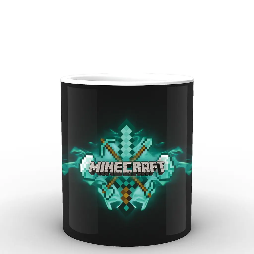 Кружка GeekLand Minecraft Майнкрафт логотип MС.02.004 330 мл белая - фото 2