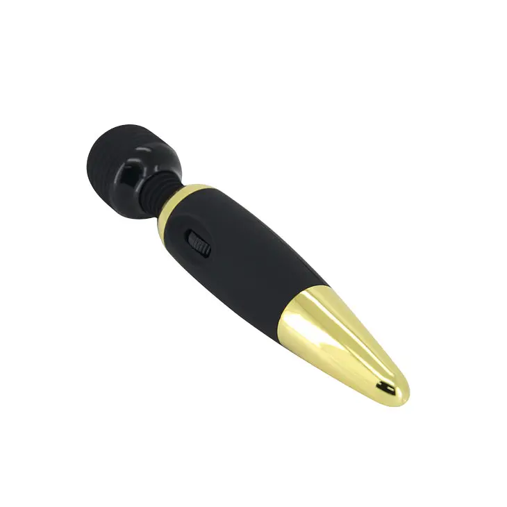 Класичний вібратор Pretty Love Power Wand Black Gold - фото 4