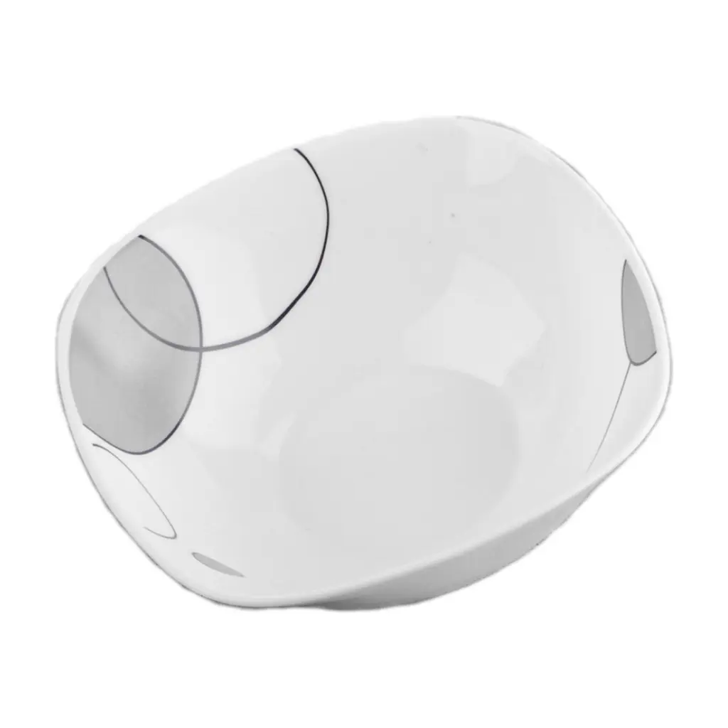 Салатник Vittora Square Сірі Бульбашки 16,5 см (V-165Sgb)