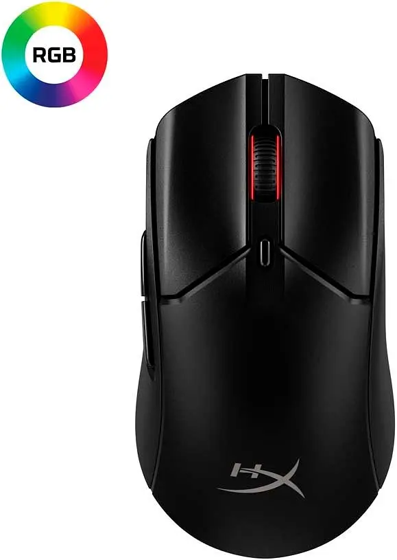 Комп'ютерна миша HyperX Pulsefire Haste 2 RGB USB-A/WL/BT чорний teh0013996 - фото 4