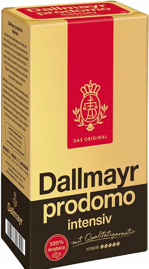Кава мелена Dallmayr Prodomo Intensiv 100% арабіка 500 г