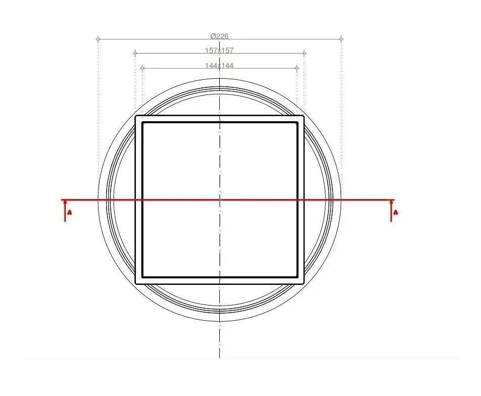 Трап для душа Pestan Confluo Standard Plate-1 2в1 15x15 см 30412 - фото 6